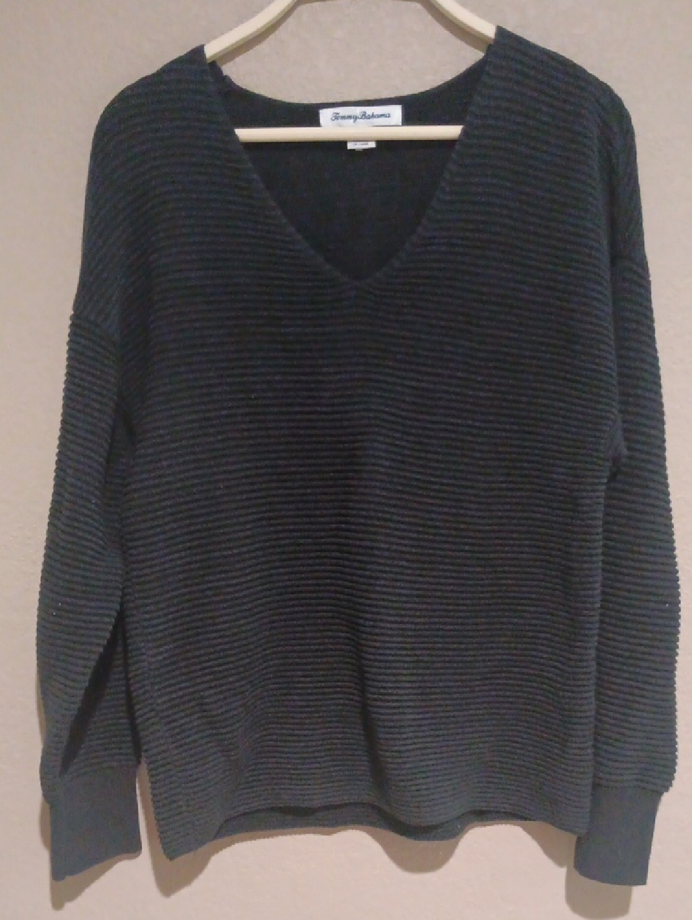 Tommy Bahama Bonita Sequin Ottoman V-Neck Sweater